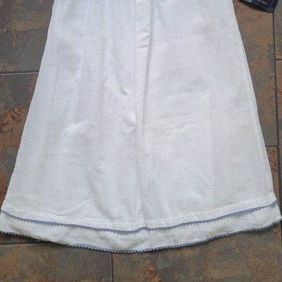 Polo Ralph Lauren Gauze Dress with Blue Trim - Picture 2 of 2